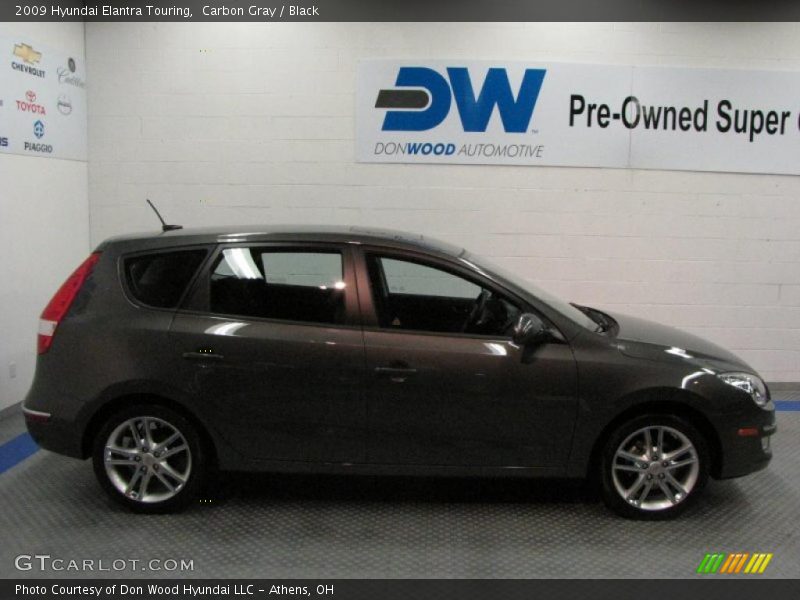 Carbon Gray / Black 2009 Hyundai Elantra Touring
