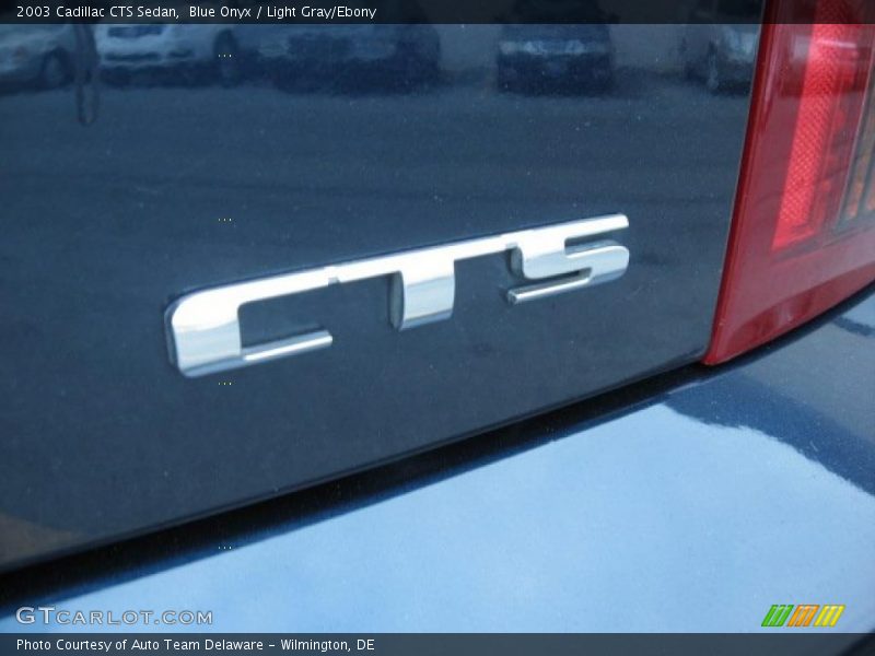 Blue Onyx / Light Gray/Ebony 2003 Cadillac CTS Sedan