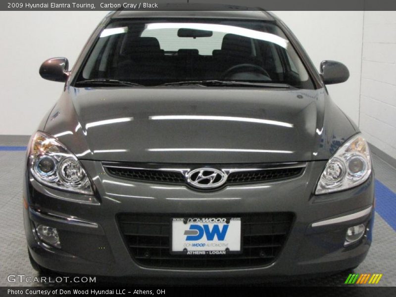 Carbon Gray / Black 2009 Hyundai Elantra Touring