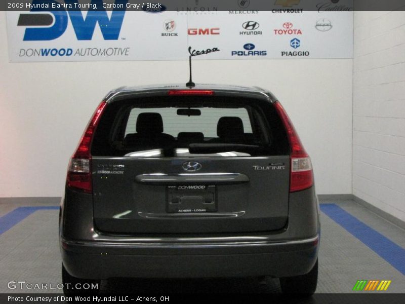 Carbon Gray / Black 2009 Hyundai Elantra Touring