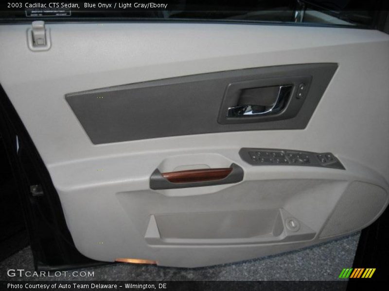 Blue Onyx / Light Gray/Ebony 2003 Cadillac CTS Sedan
