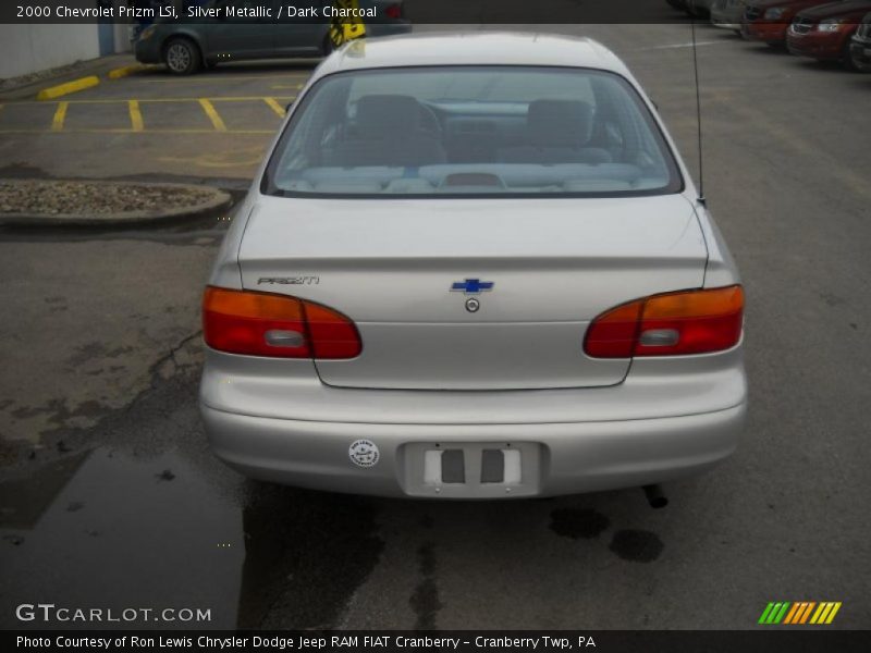 Silver Metallic / Dark Charcoal 2000 Chevrolet Prizm LSi