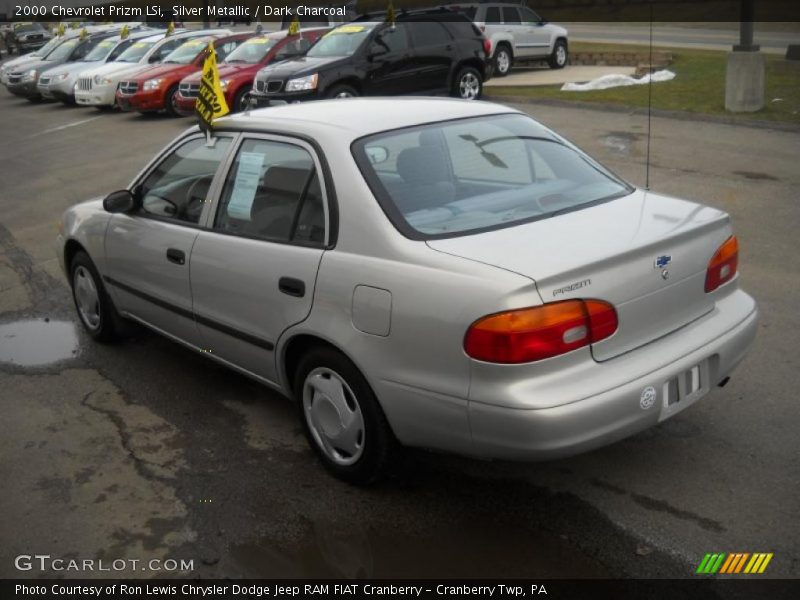 Silver Metallic / Dark Charcoal 2000 Chevrolet Prizm LSi
