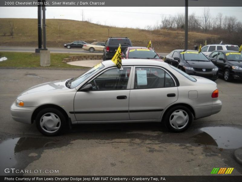 Silver Metallic / Dark Charcoal 2000 Chevrolet Prizm LSi