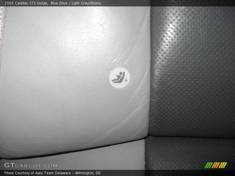 Blue Onyx / Light Gray/Ebony 2003 Cadillac CTS Sedan