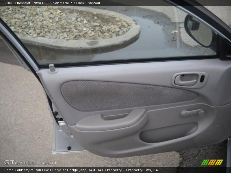 Silver Metallic / Dark Charcoal 2000 Chevrolet Prizm LSi