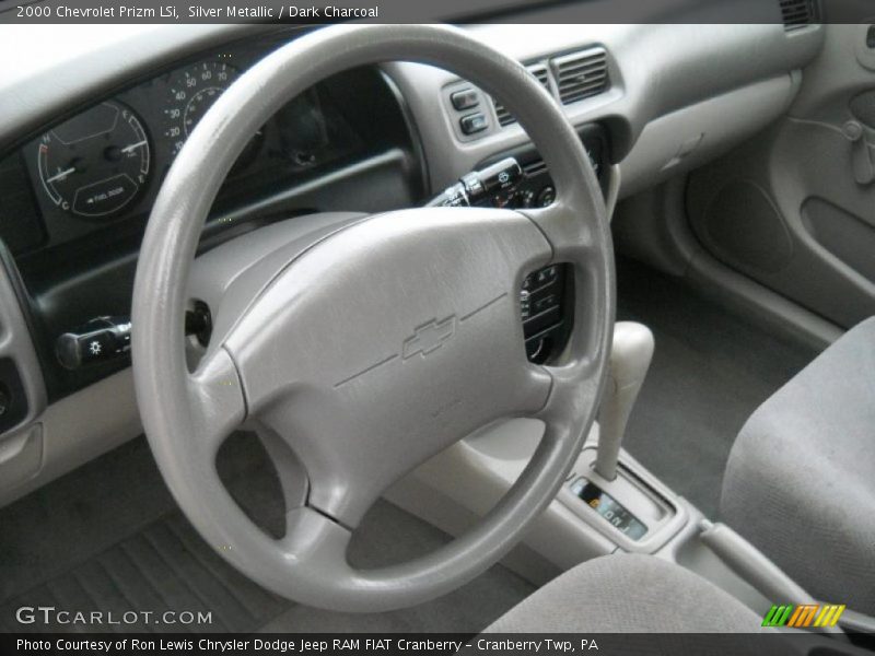 Silver Metallic / Dark Charcoal 2000 Chevrolet Prizm LSi