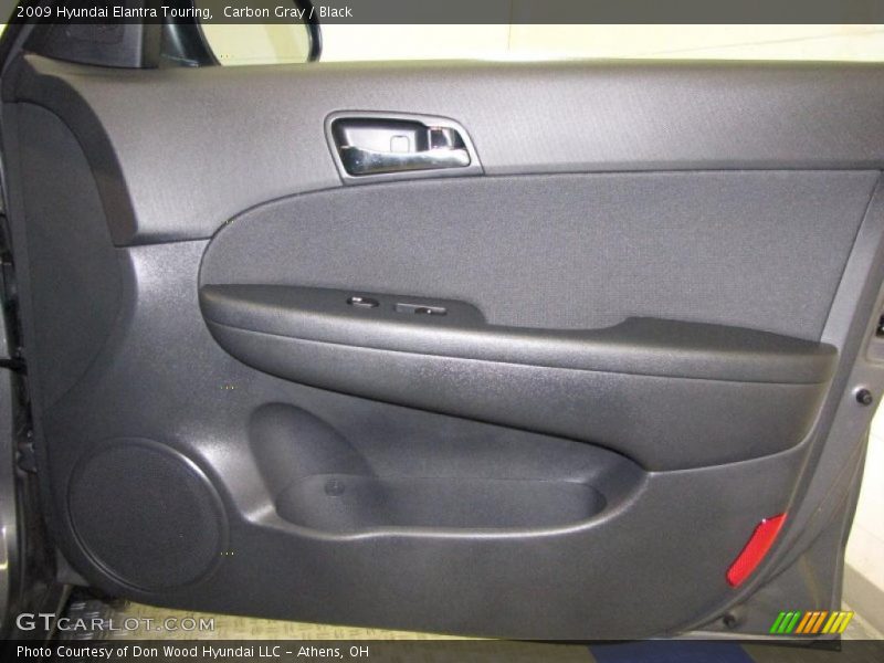 Carbon Gray / Black 2009 Hyundai Elantra Touring