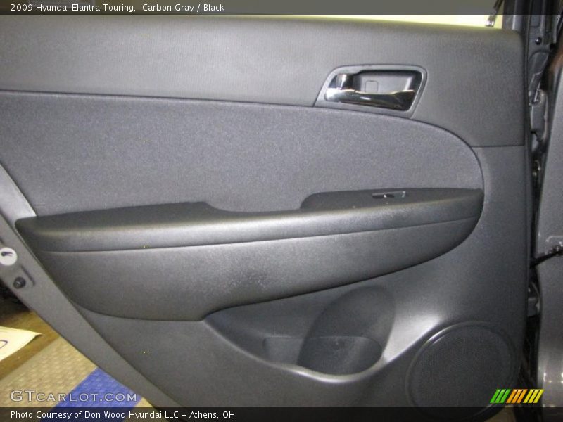 Carbon Gray / Black 2009 Hyundai Elantra Touring