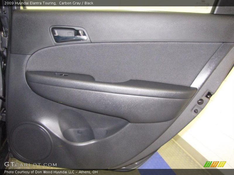Carbon Gray / Black 2009 Hyundai Elantra Touring