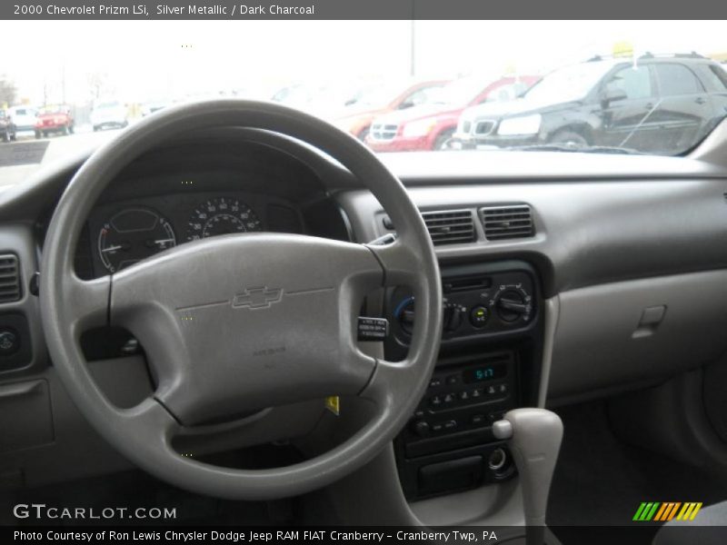 Silver Metallic / Dark Charcoal 2000 Chevrolet Prizm LSi