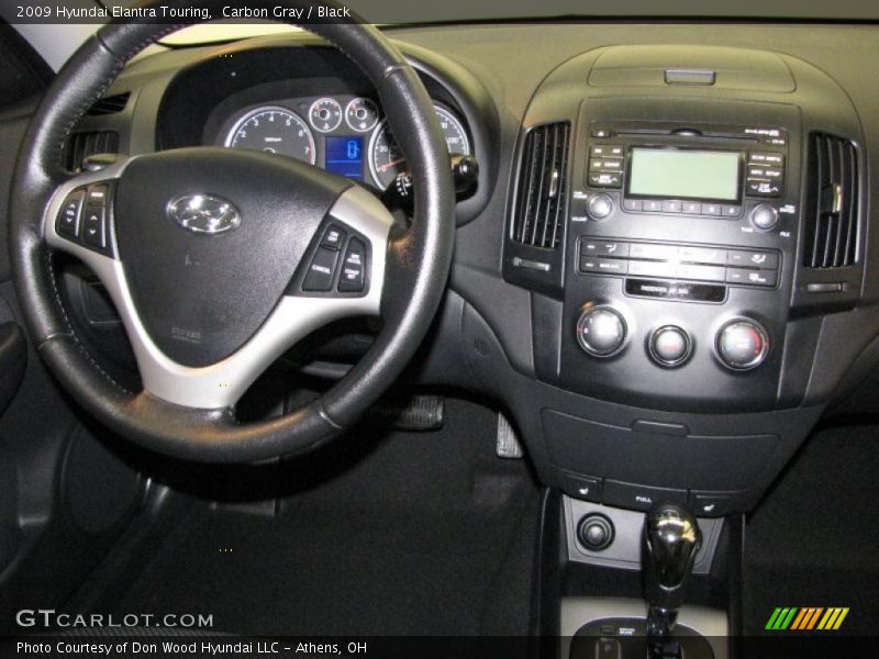 Carbon Gray / Black 2009 Hyundai Elantra Touring
