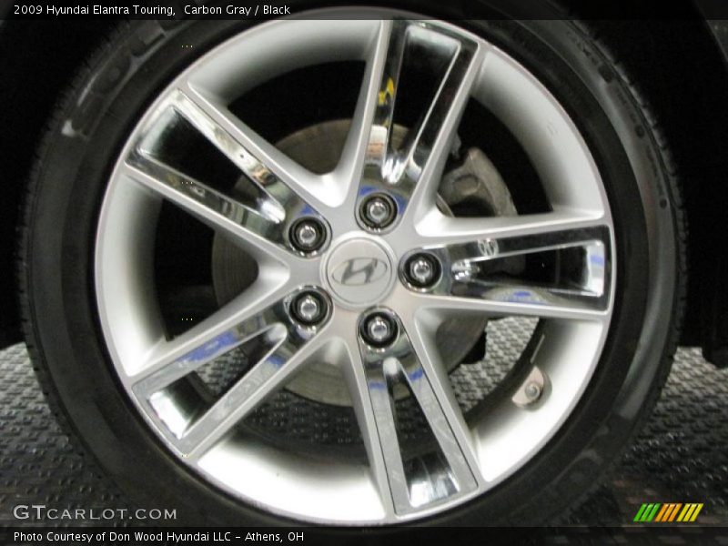 Carbon Gray / Black 2009 Hyundai Elantra Touring