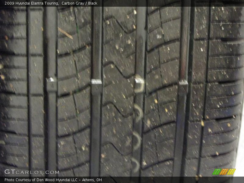 Carbon Gray / Black 2009 Hyundai Elantra Touring