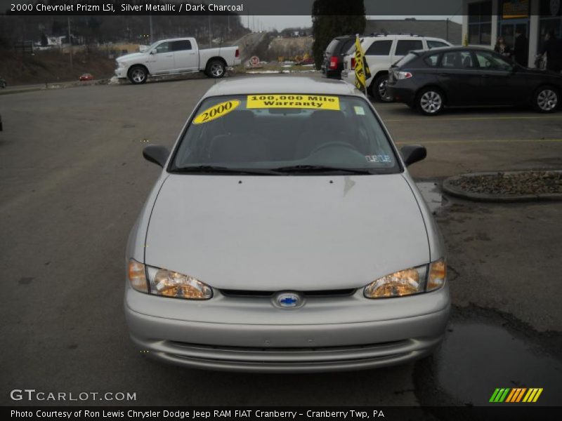 Silver Metallic / Dark Charcoal 2000 Chevrolet Prizm LSi