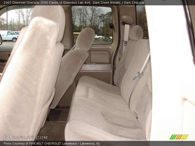 Dark Green Metallic / Dark Charcoal 2007 Chevrolet Silverado 1500 Classic LS Extended Cab 4x4