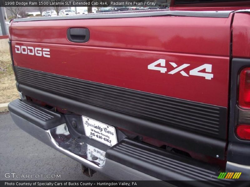 Radiant Fire Pearl / Gray 1998 Dodge Ram 1500 Laramie SLT Extended Cab 4x4