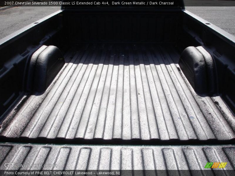 Dark Green Metallic / Dark Charcoal 2007 Chevrolet Silverado 1500 Classic LS Extended Cab 4x4