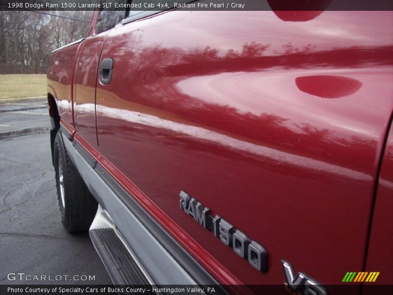 Radiant Fire Pearl / Gray 1998 Dodge Ram 1500 Laramie SLT Extended Cab 4x4