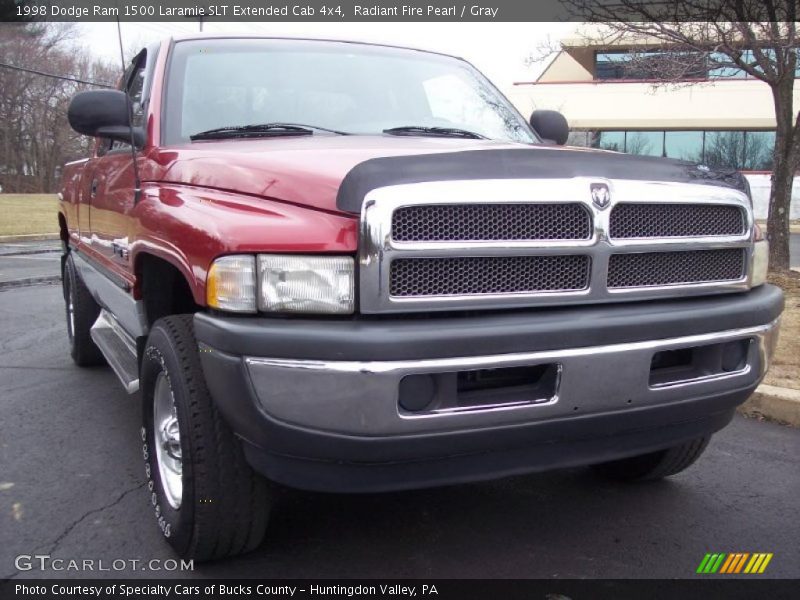 Radiant Fire Pearl / Gray 1998 Dodge Ram 1500 Laramie SLT Extended Cab 4x4