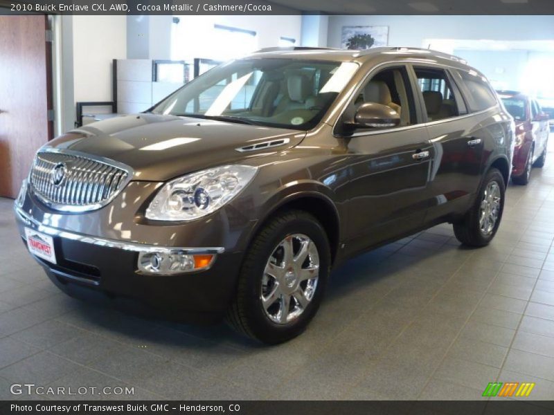 Cocoa Metallic / Cashmere/Cocoa 2010 Buick Enclave CXL AWD