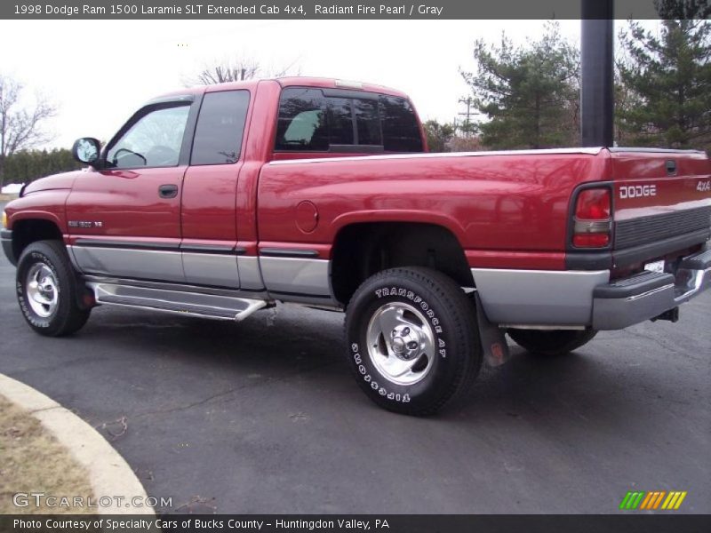 Radiant Fire Pearl / Gray 1998 Dodge Ram 1500 Laramie SLT Extended Cab 4x4