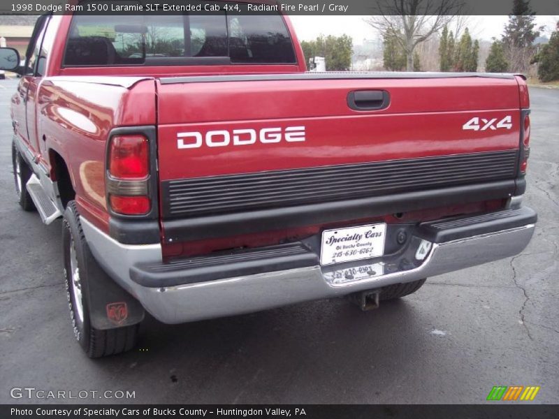 Radiant Fire Pearl / Gray 1998 Dodge Ram 1500 Laramie SLT Extended Cab 4x4