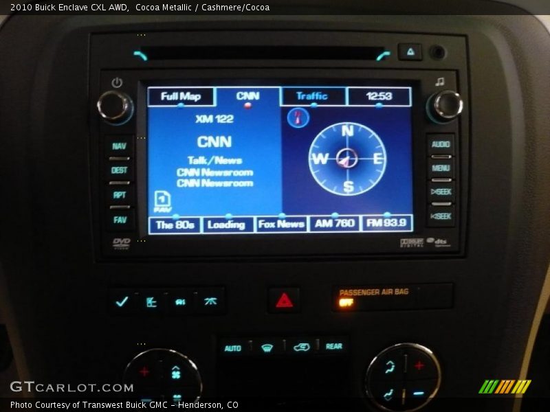 Cocoa Metallic / Cashmere/Cocoa 2010 Buick Enclave CXL AWD