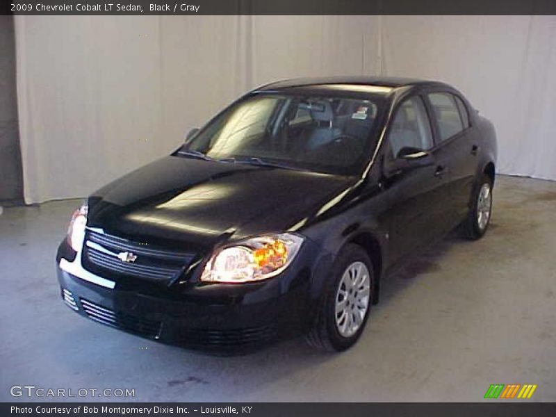 Black / Gray 2009 Chevrolet Cobalt LT Sedan
