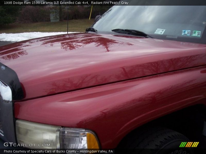 Radiant Fire Pearl / Gray 1998 Dodge Ram 1500 Laramie SLT Extended Cab 4x4