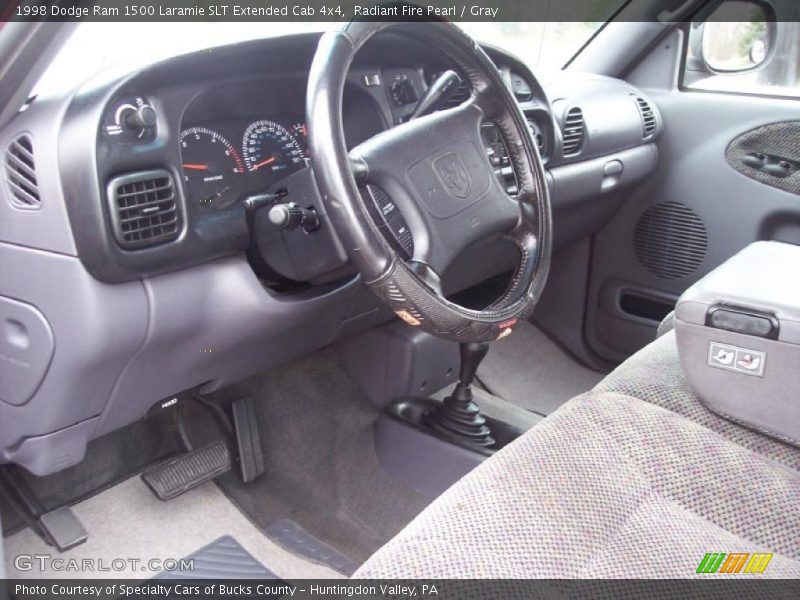 Radiant Fire Pearl / Gray 1998 Dodge Ram 1500 Laramie SLT Extended Cab 4x4