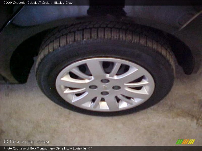 Black / Gray 2009 Chevrolet Cobalt LT Sedan