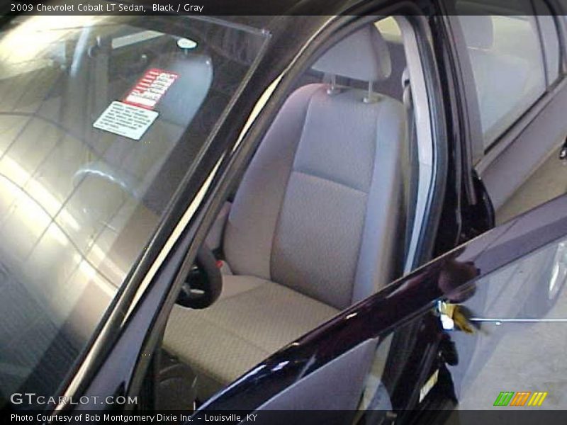 Black / Gray 2009 Chevrolet Cobalt LT Sedan