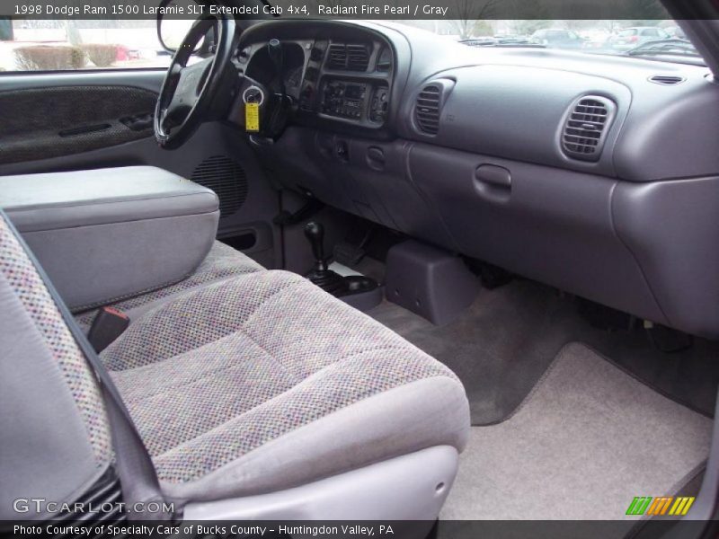 Radiant Fire Pearl / Gray 1998 Dodge Ram 1500 Laramie SLT Extended Cab 4x4
