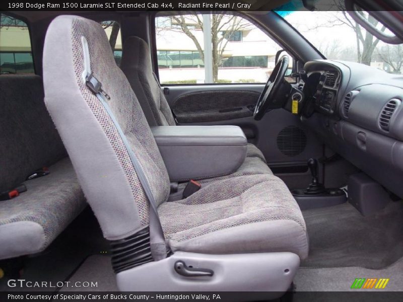 Radiant Fire Pearl / Gray 1998 Dodge Ram 1500 Laramie SLT Extended Cab 4x4