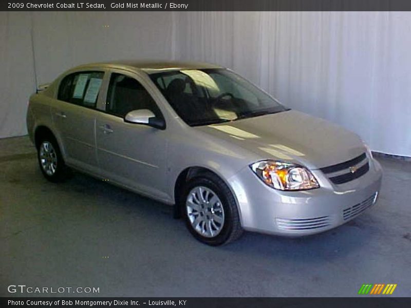Gold Mist Metallic / Ebony 2009 Chevrolet Cobalt LT Sedan
