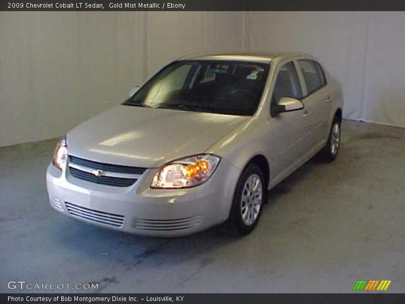 Gold Mist Metallic / Ebony 2009 Chevrolet Cobalt LT Sedan