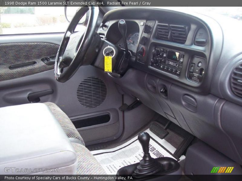 Radiant Fire Pearl / Gray 1998 Dodge Ram 1500 Laramie SLT Extended Cab 4x4