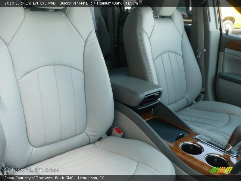 Quicksilver Metallic / Titanium/Dark Titanium 2010 Buick Enclave CXL AWD