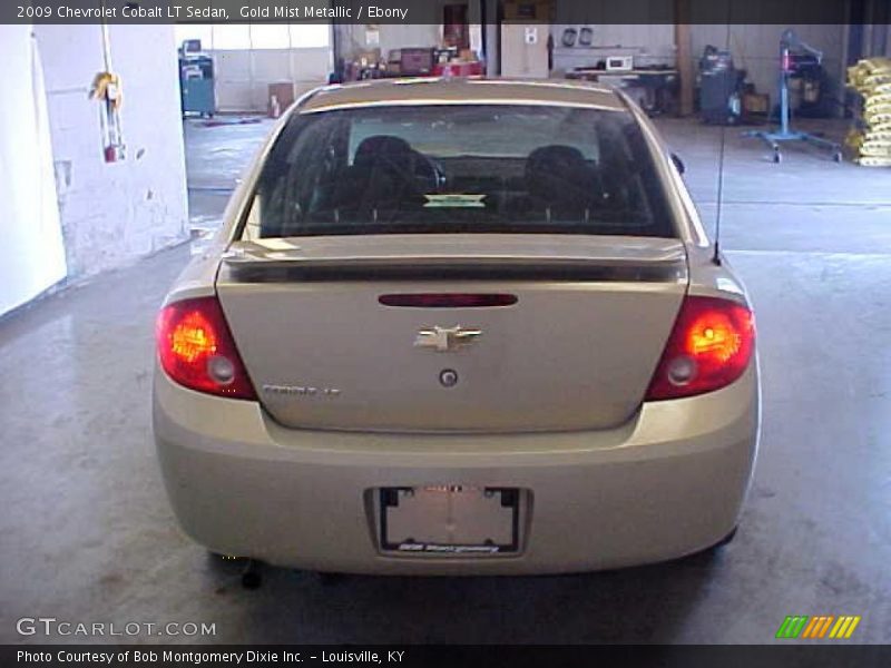 Gold Mist Metallic / Ebony 2009 Chevrolet Cobalt LT Sedan