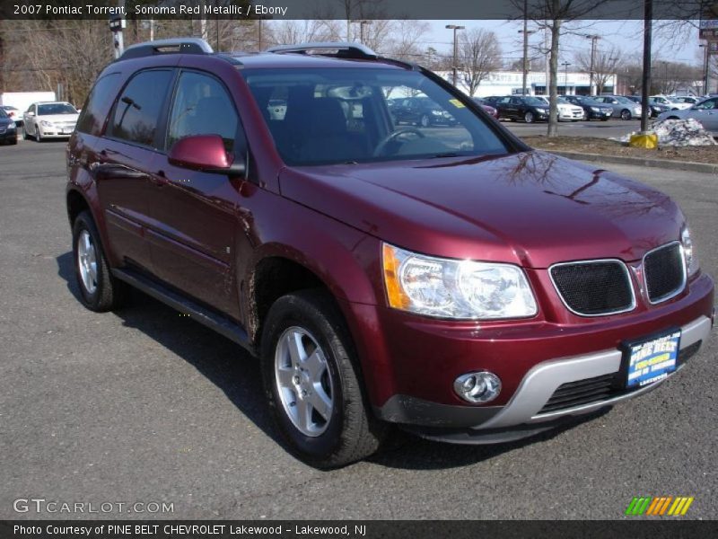 Sonoma Red Metallic / Ebony 2007 Pontiac Torrent