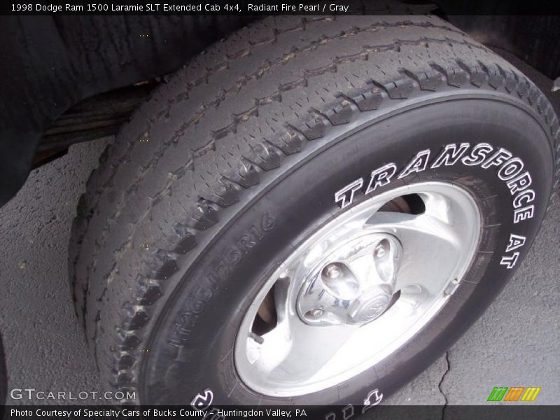 Radiant Fire Pearl / Gray 1998 Dodge Ram 1500 Laramie SLT Extended Cab 4x4