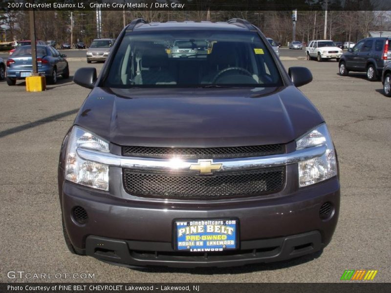 Granite Gray Metallic / Dark Gray 2007 Chevrolet Equinox LS