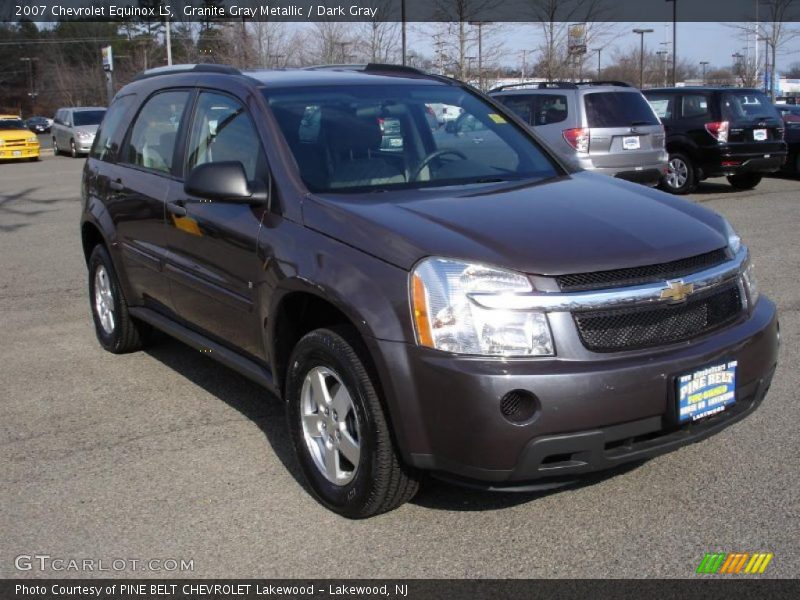 Granite Gray Metallic / Dark Gray 2007 Chevrolet Equinox LS