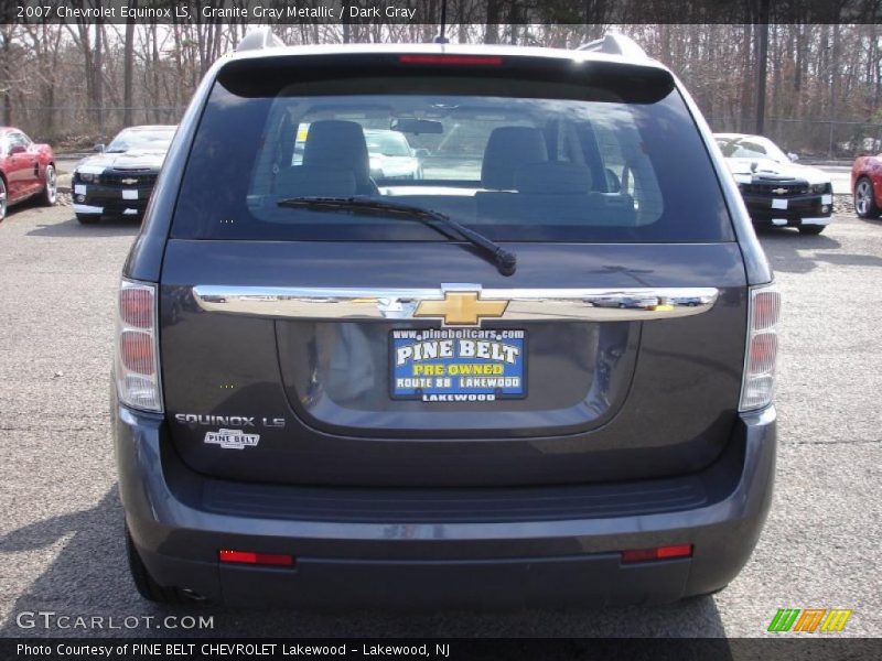 Granite Gray Metallic / Dark Gray 2007 Chevrolet Equinox LS