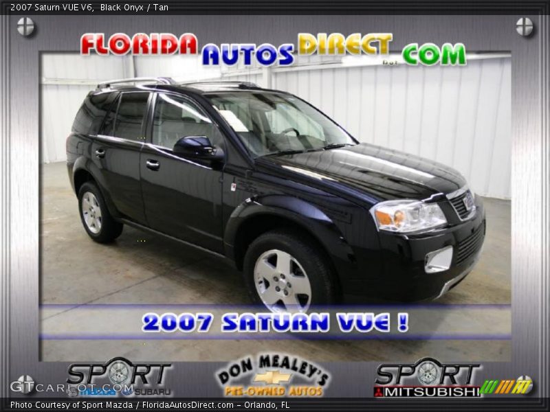 Black Onyx / Tan 2007 Saturn VUE V6