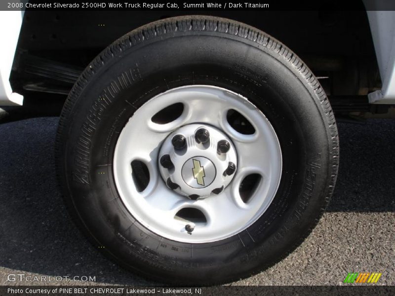 Summit White / Dark Titanium 2008 Chevrolet Silverado 2500HD Work Truck Regular Cab