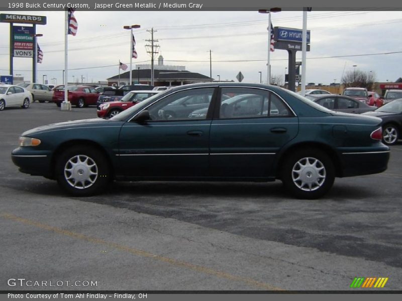 Jasper Green Metallic / Medium Gray 1998 Buick Century Custom