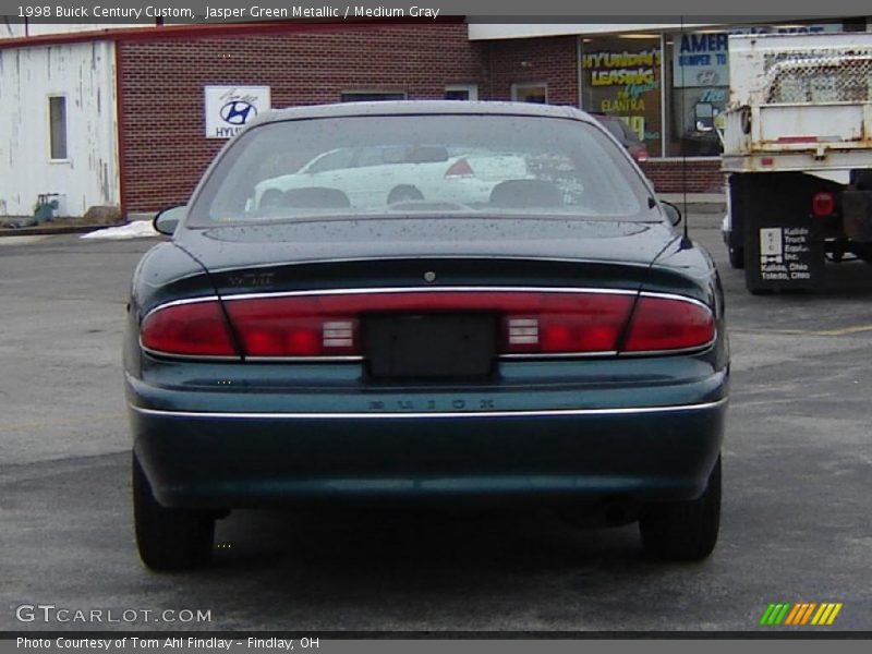 Jasper Green Metallic / Medium Gray 1998 Buick Century Custom