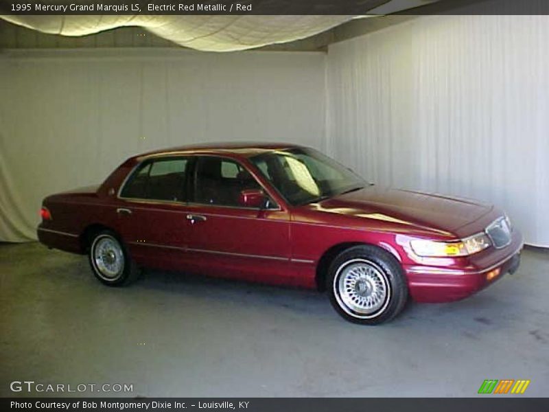 Electric Red Metallic / Red 1995 Mercury Grand Marquis LS